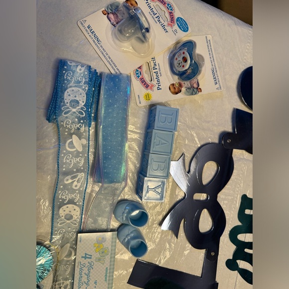 Baby Boy Shower Decoration Set - Picture 7 of 8